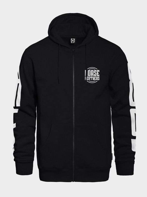 Horsefeathers Tall Typo sweatshirt - crna veličina L HORSEFEATHERS