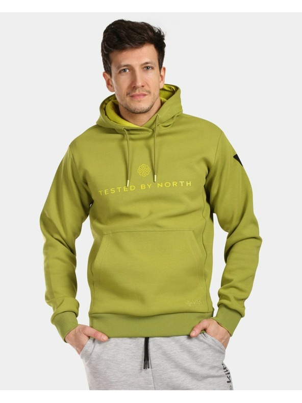 Kilpi Muška pamučna majica s kapuljačom Kilpi TOMAR-M Green