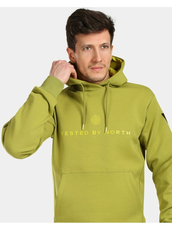 Kilpi Muška pamučna majica s kapuljačom Kilpi TOMAR-M Green