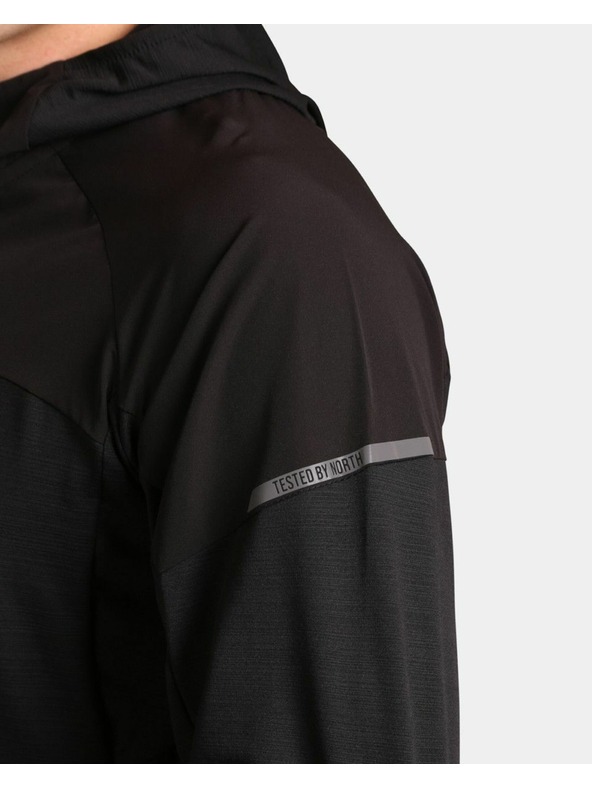 Kilpi Kilpi MEMPHIS-M muška rastezljiva majica s kapuljačom crna