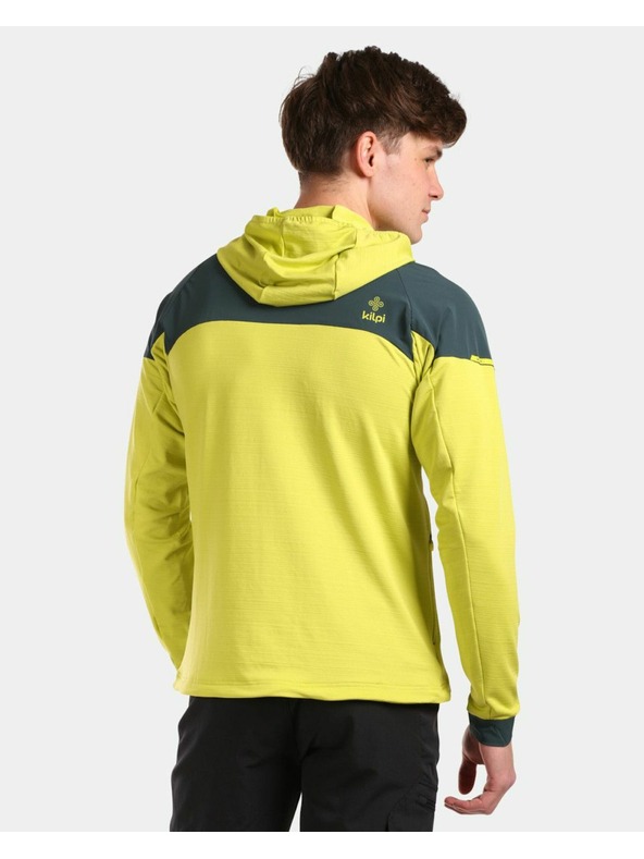 Kilpi Muška rastezljiva majica s kapuljačom Kilpi MEMPHIS-M Svijetlo zelena