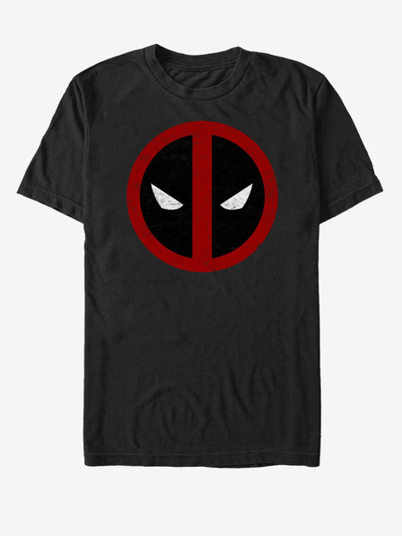 ZOOT.Fan Crna unisex majica kratkih rukava Marvel DeadPool Straight Away