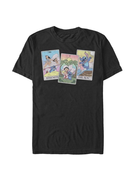 ZOOT.Fan Disney LILO STITCH TAROT crna muška majica