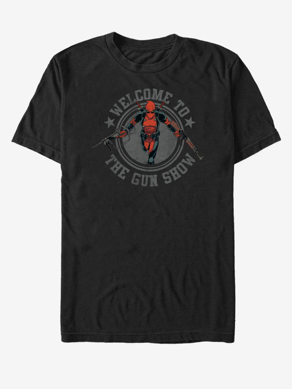 ZOOT.Fan Crna unisex majica kratkih rukava Marvel Gun Show