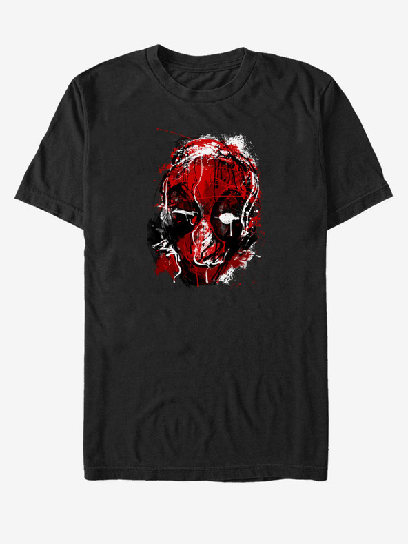 ZOOT.Fan Crna unisex majica kratkih rukava Marvel Deadpool Drippy