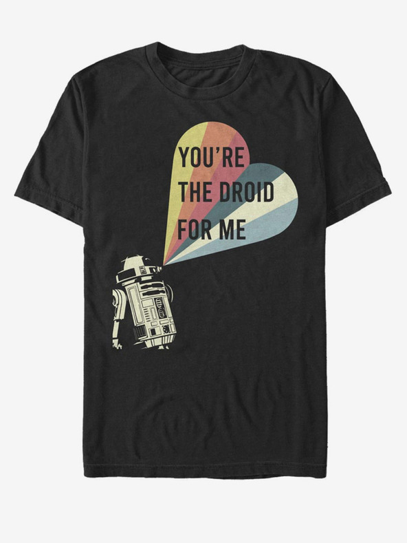 ZOOT.Fan Crna unisex majica Star Wars Droid For Me