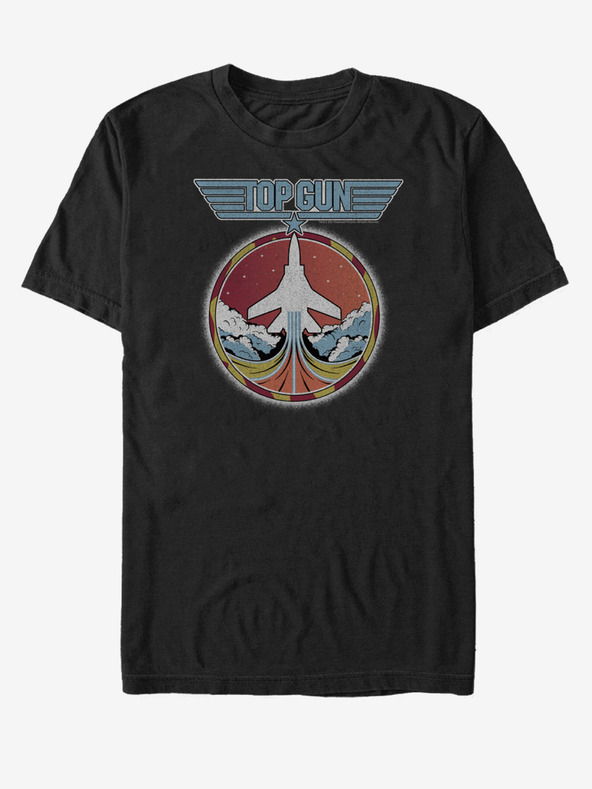 ZOOT.Fan Crna unisex majica kratkih rukava Paramount Top Jet