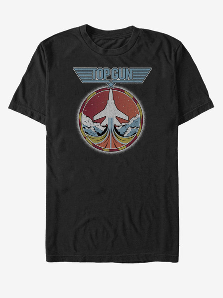 ZOOT.Fan Crna unisex majica kratkih rukava Paramount Top Jet