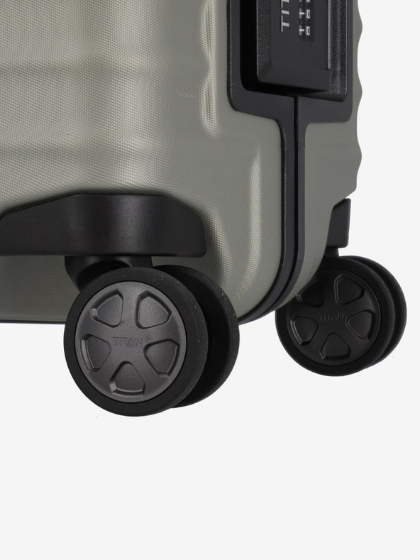 Titan Bež putni kofer Titan Litron Frame M