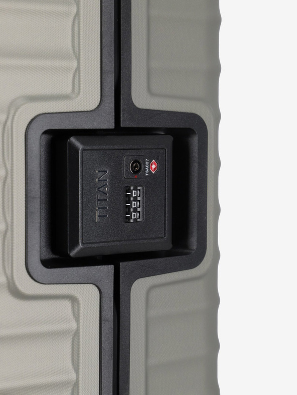Titan Bež putni kofer Titan Litron Frame S