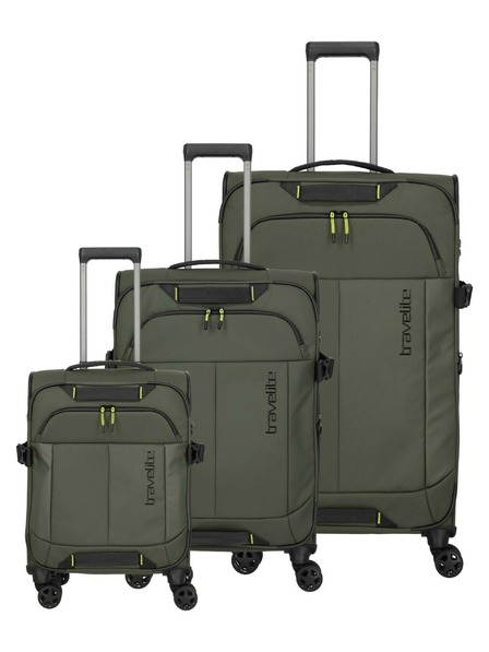 Travelite Travelite Briize S,M,L set kaki kofera