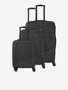 Travelite Set od tri putna kofera u crnoj boji Travelite Bali S,M,L Black