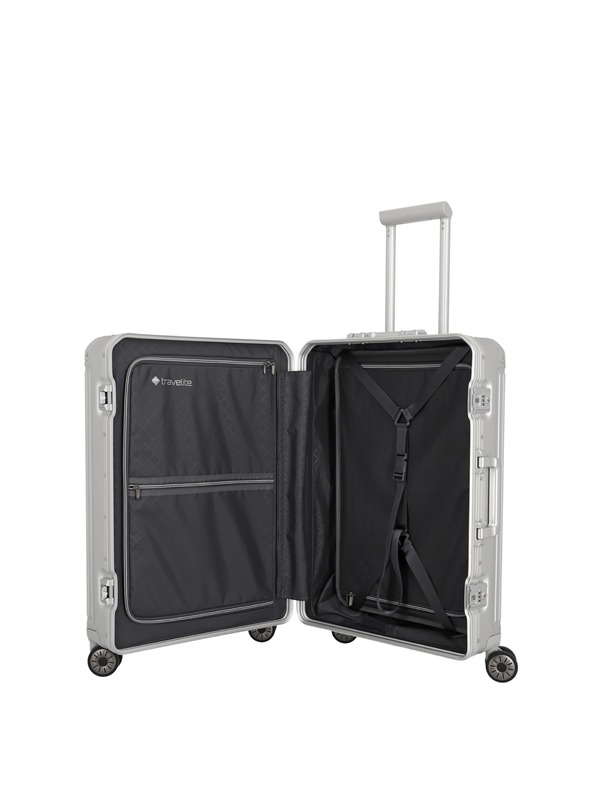 Travelite Travelite Next 2.0 M Srebrni kofer