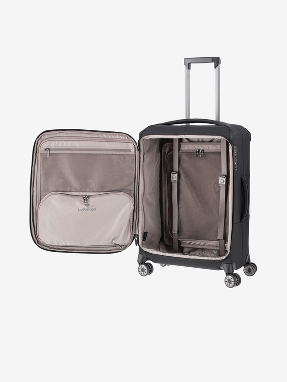 Travelite Crni putni kofer Travelite Priima M Black