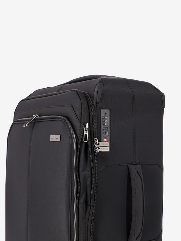 Travelite Crni putni kofer Travelite Priima M Black