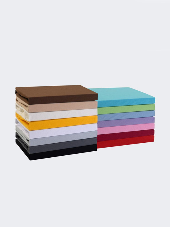 Kvalitex Jersey plahta za bračni krevet 180x200cm crvena Kvalitex