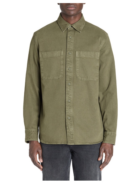 Celio Celio Lanime kaki muška košulja