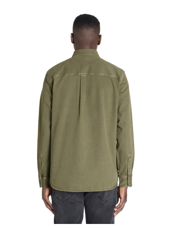 Celio Celio Lanime kaki muška košulja