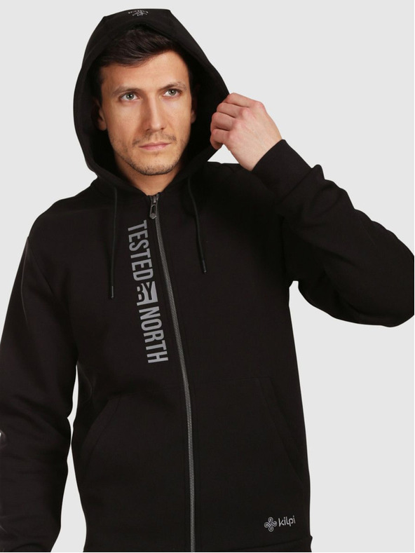 Kilpi Muška pamučna majica s kapuljačom Kilpi AVILA-M Black