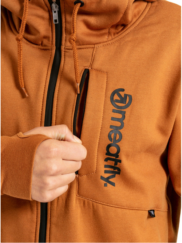 Meatfly Meatfly muška tehnička dukserica Lightyear Brown Sugar | Smeđa | Veličina