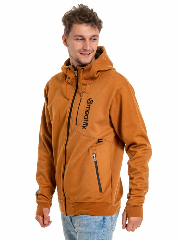 Meatfly Meatfly muška tehnička dukserica Lightyear Brown Sugar | Smeđa | Veličina