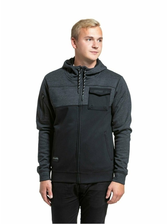 Meatfly Meatfly muška tehnička dukserica Josh Heather Black | Crna | Veličina