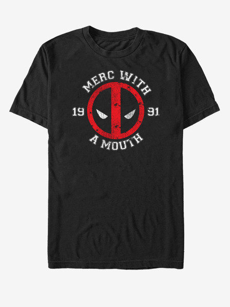 ZOOT.Fan Crna uniseks majica kratkih rukava Marvel Merc