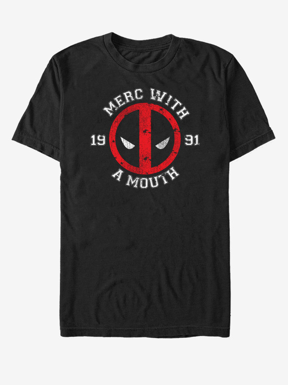 ZOOT.Fan Crna uniseks majica kratkih rukava Marvel Merc