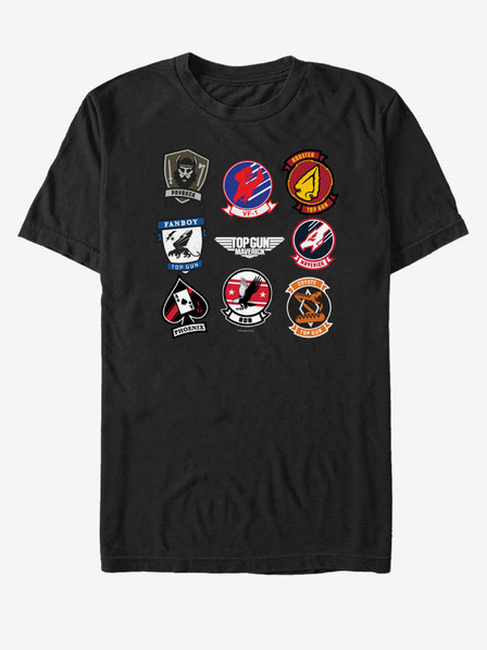 ZOOT.Fan Crna unisex majica kratkih rukava Paramount Red Eagle