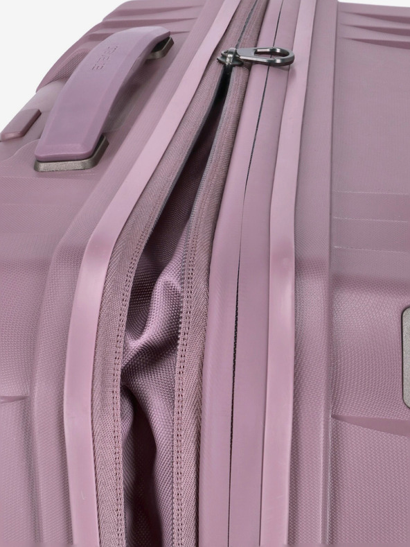 Travelite Ženski ružičasti putni kofer Travelite Elvaa 4w M Rosé