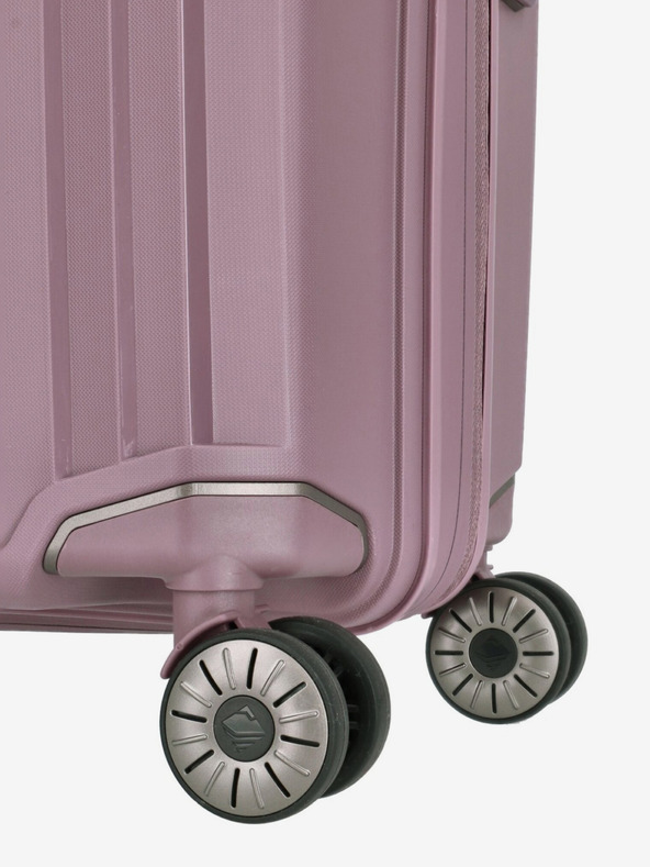 Travelite Ženski ružičasti putni kofer Travelite Elvaa 4w M Rosé