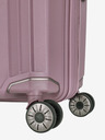 Travelite Ženski ružičasti putni kofer Travelite Elvaa 4w M Rosé