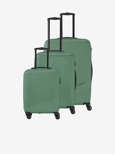 Travelite Set od tri putna kofera u boji Travelite Bali S, M, L Green