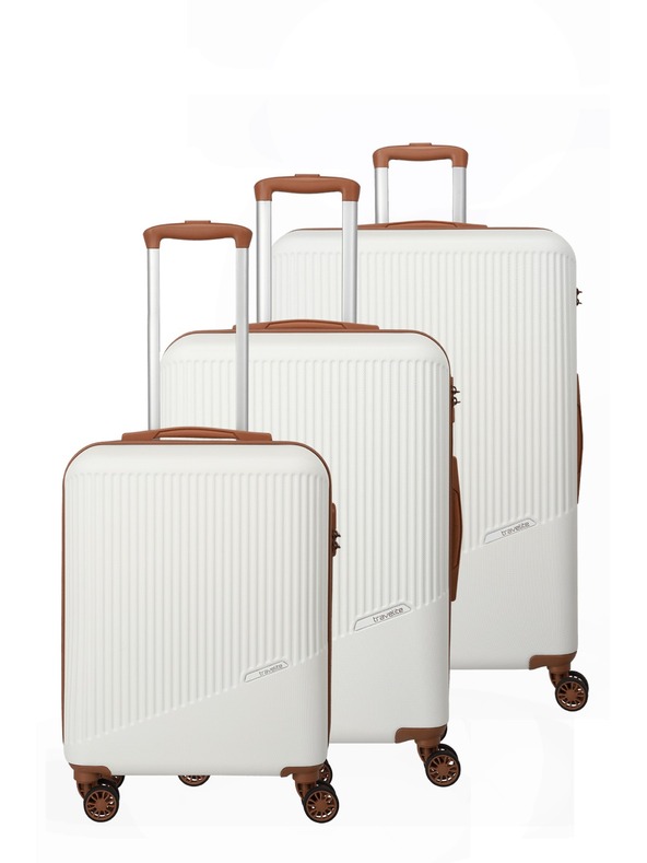 Travelite Travelite Bali set kofera S,M,L bijela/konjak