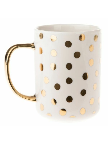 Casa de Engel Porculanska šalica sa zlatnom ručkom, 425ml, 12/36