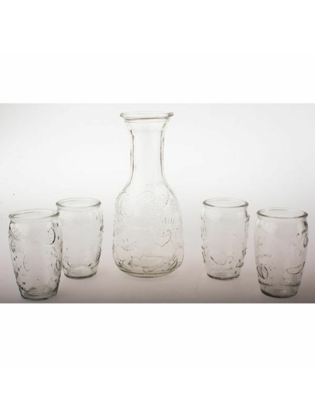 Casa de Engel Karafa sa 4 čaše prozirna, 0/8