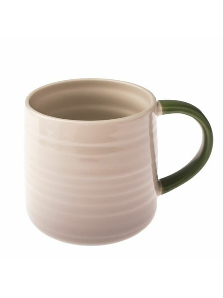 Casa de Engel Keramička šalica s obojenom ručkom - zelena, 12/48