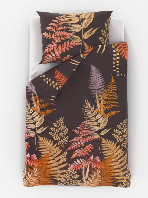 Kvalitex Satenska posteljina Luxury Collection 140x200, 70x90cm Paprat smeđa Kvalitex