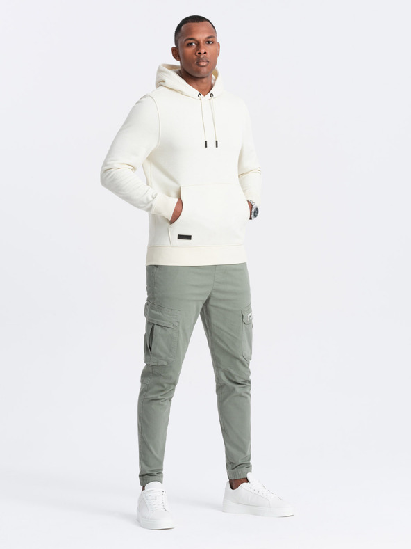 Ombre Clothing Muška pamučna hoodie dukserica BASIC s džepom Ombre Clothing