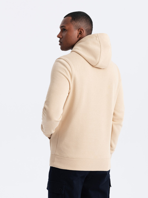 Ombre Clothing Muška pamučna hoodie dukserica BASIC s džepom Ombre Clothing