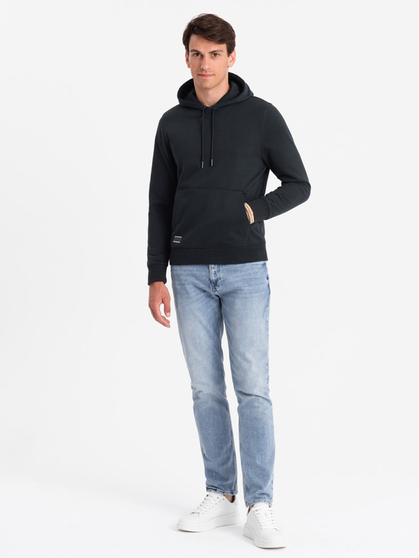 Ombre Clothing Muška pamučna hoodie dukserica BASIC s džepom Ombre Clothing