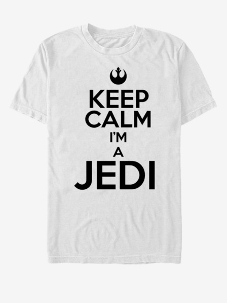 ZOOT.Fan Star Wars Keep Lightsaber bijela unisex majica