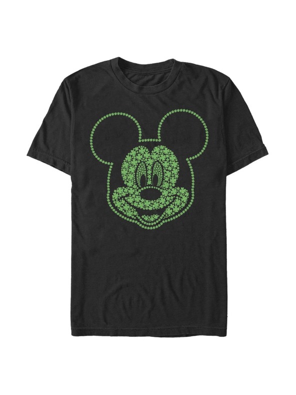 ZOOT.Fan Crna Disney Micky Shamrocks muška majica