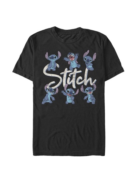 ZOOT.Fan Crna muška majica Disney STITCH POSES