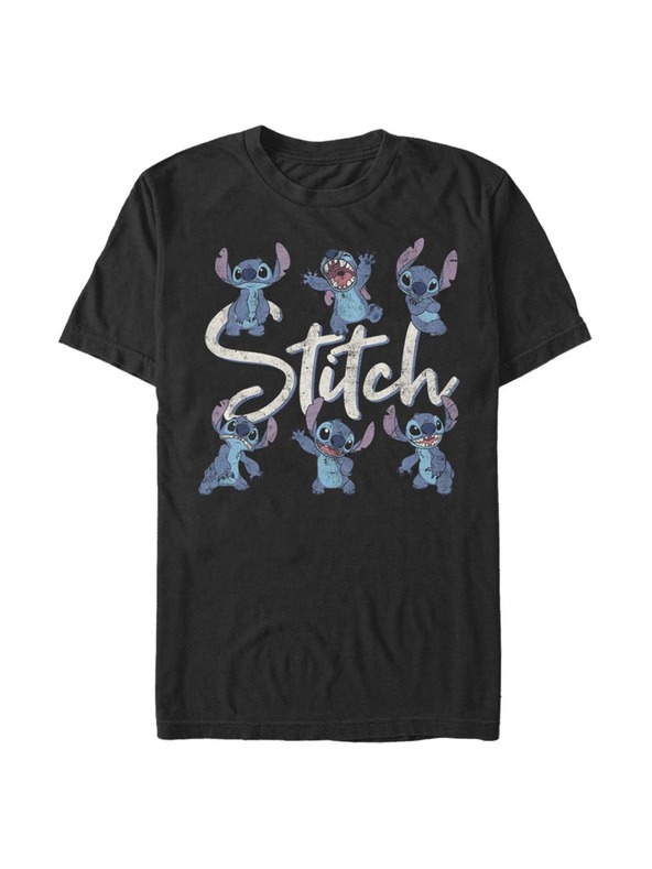 ZOOT.Fan Crna muška majica Disney STITCH POSES