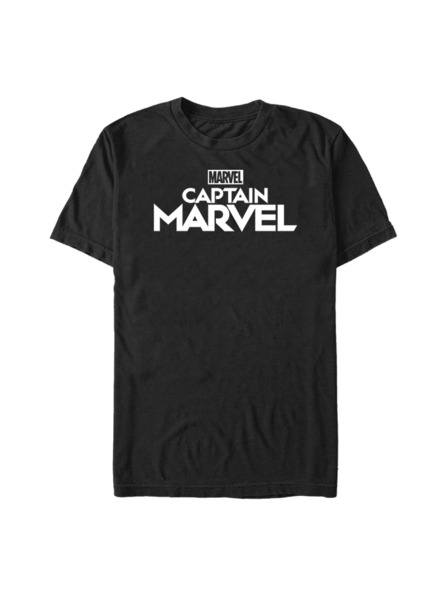 ZOOT.Fan Crna muška Marvel obična majica s logotipom Captain Marvel