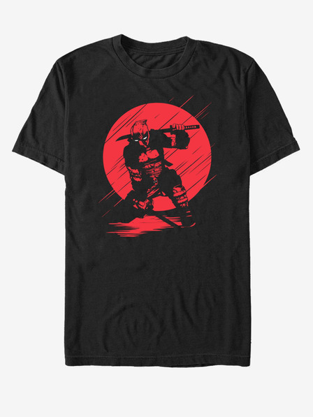 ZOOT.Fan Crna unisex majica kratkih rukava Marvel Silhouette Deadpool
