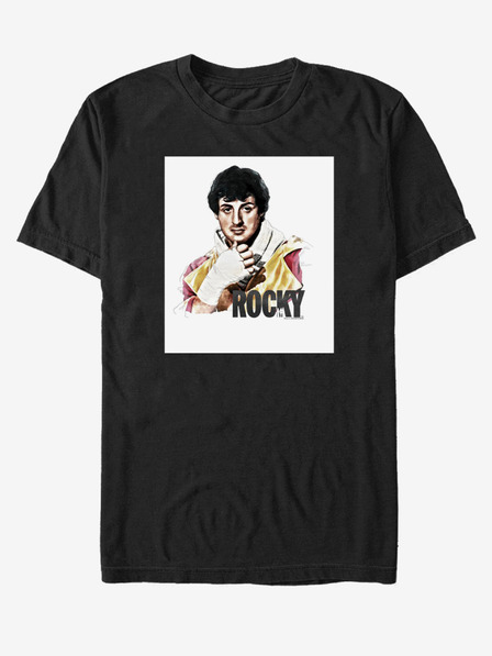 ZOOT.Fan Crna unisex majica ZOOT.Fan Rocky Pose