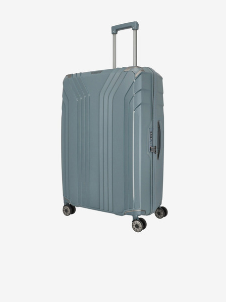 Travelite Sivo-plavi putni kofer Travelite Elvaa 4w L