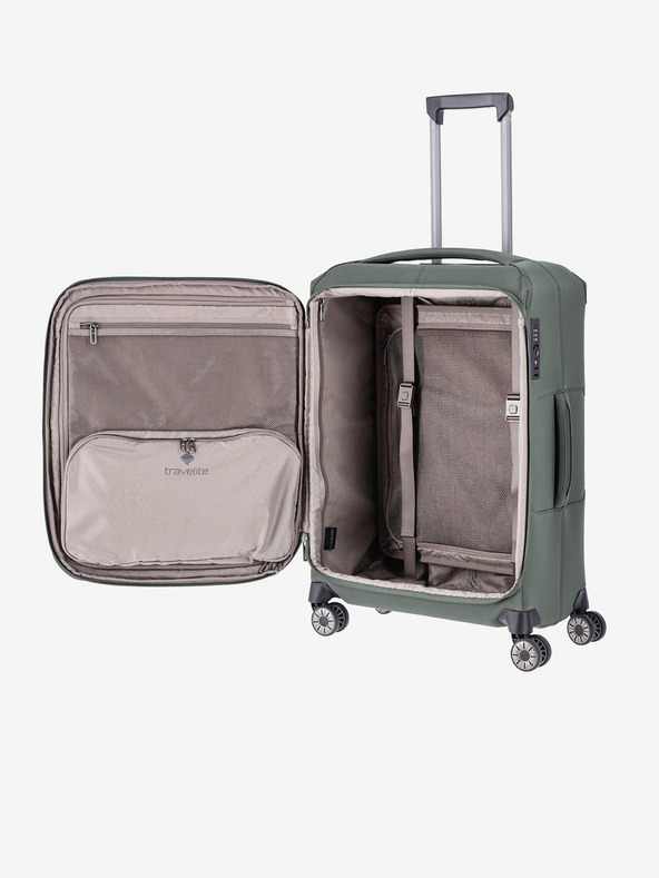 Travelite Zeleni putni kofer Travelite Priima M Olive